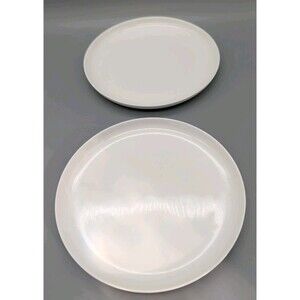 Fortessa Purio Bone China 8.5" Salad Plates White Coupe Set of 2